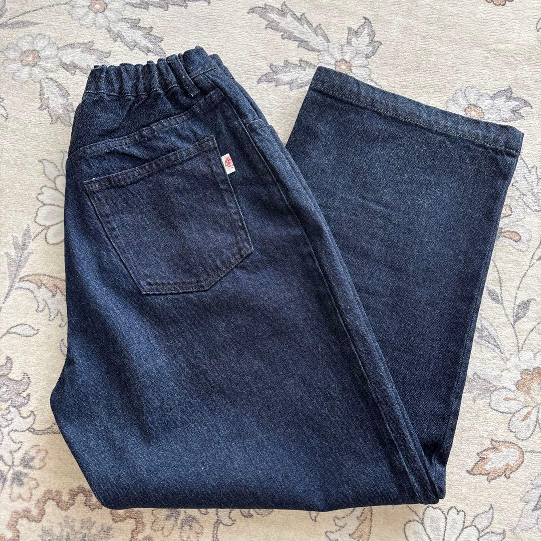 DANTON ダントン　タックデニムパンツ　36