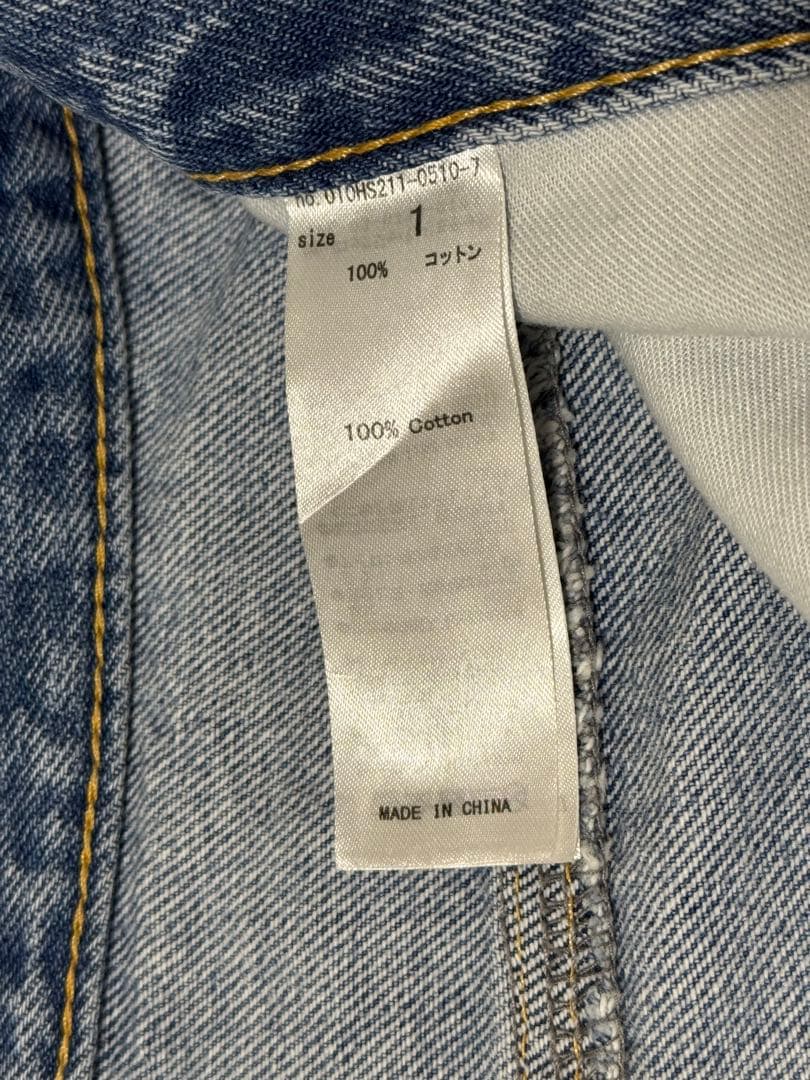 MOUSSY CROSS WAIST WIDE STRAIGHT 1 マウジー