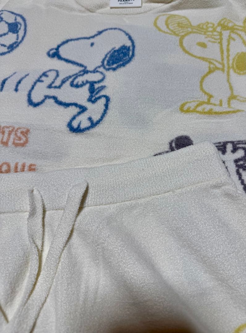 PEANUTS】総柄ジャガードプルオーバー&ショートパンツ