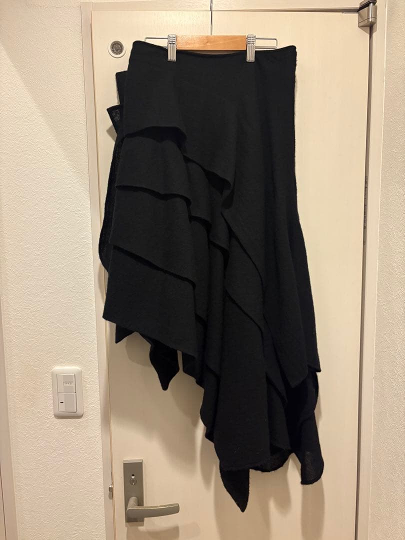 Yohji Yamamoto 25AW アシンメトリーティアードスカート