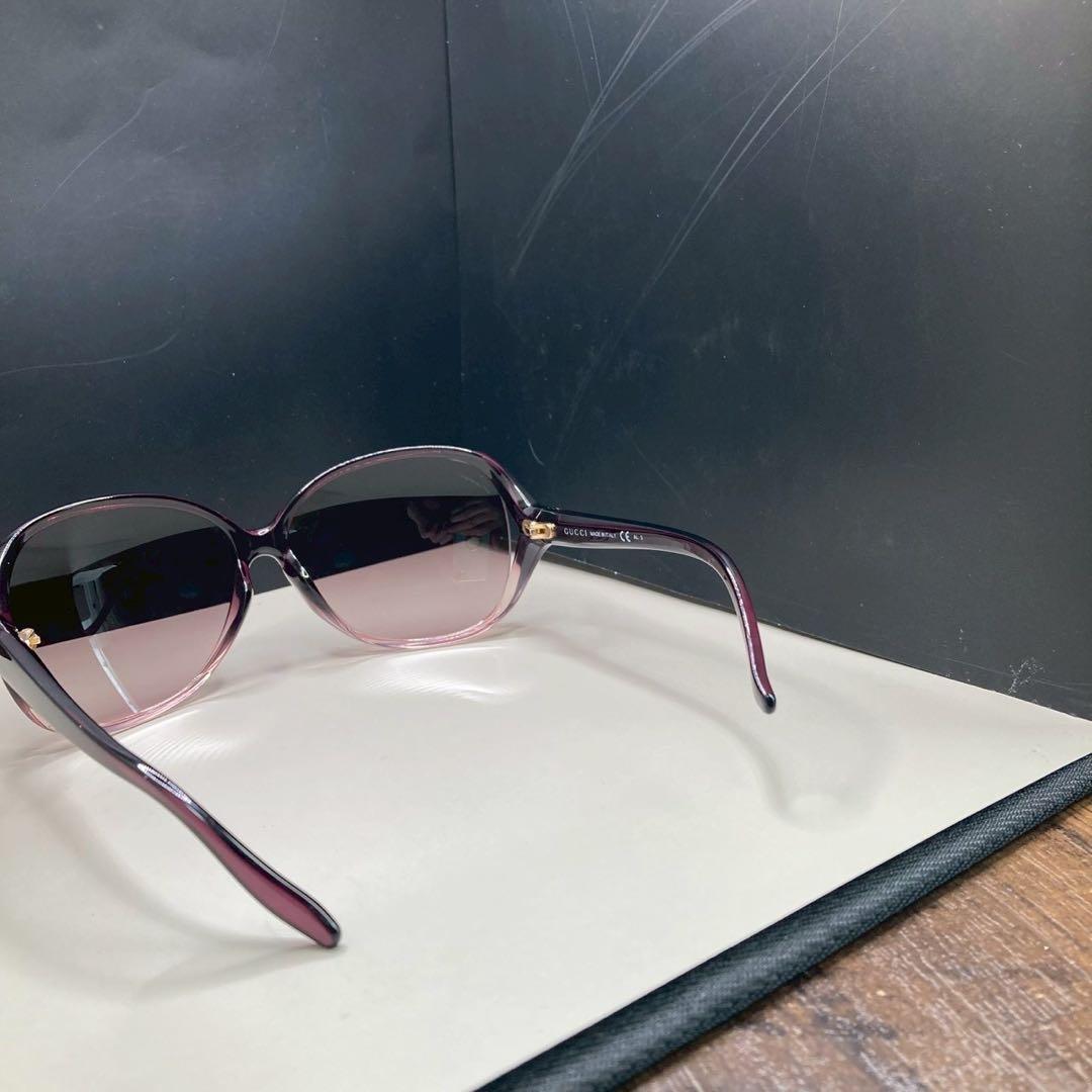 美品✨GUCCI サングラス ラブリーハート インターロッキング　パープル