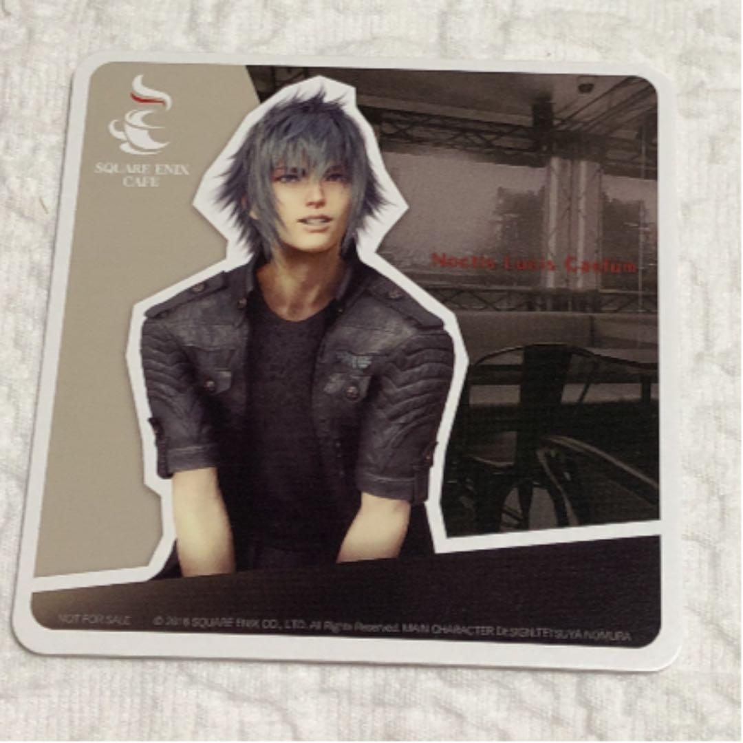 FF15 FFXV スクエニカフェ限定コースターVol.2全種4人セット　ノクト