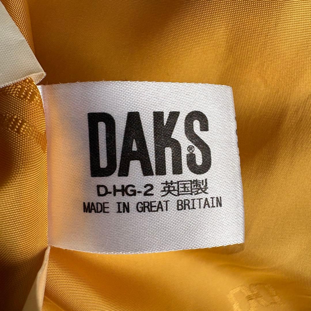 DAKS 100周年記念 英国製 金ボタン ダブルジャケット 茶 9AR