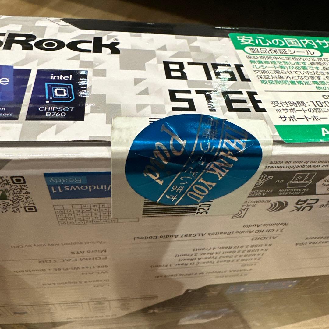 m*a様 ASRock B760M Steel Legend WiFi