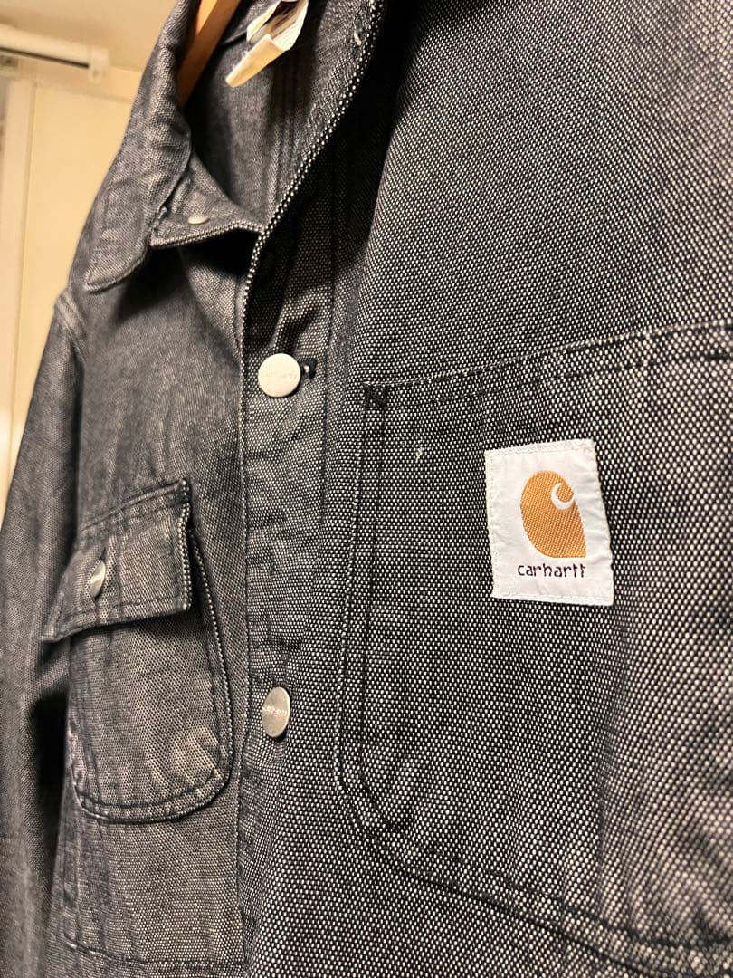 極美品 Carhartt ダークグレー カバーオール