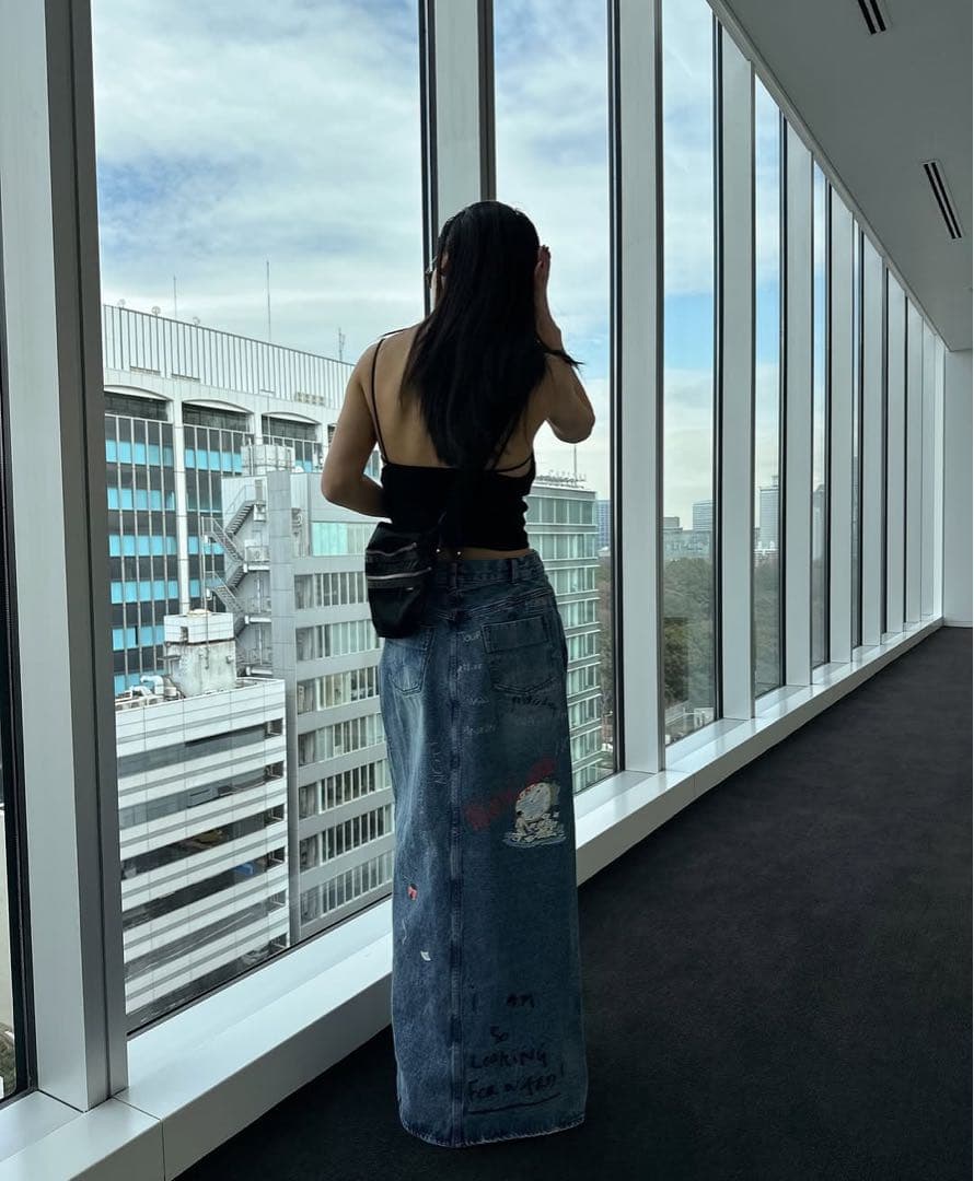 スカート GabrielleAMERI 10TH HISTORY I LINE SKIRT