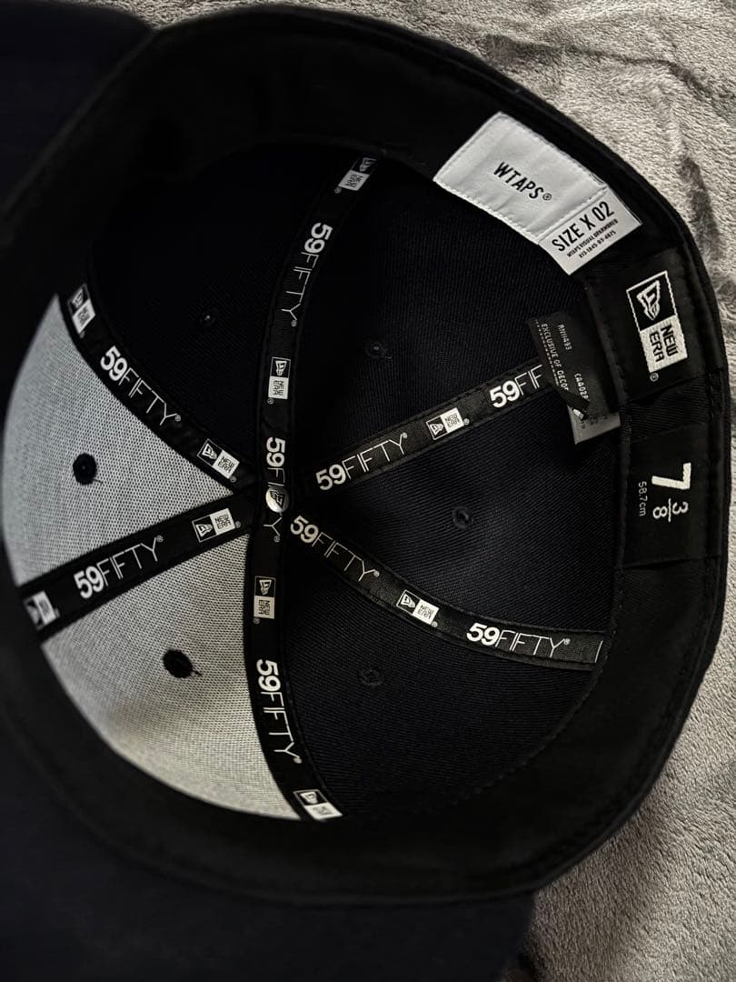 WTAPS ニューエラ 59FIFTY キャップ 7 8/3 ネイビー