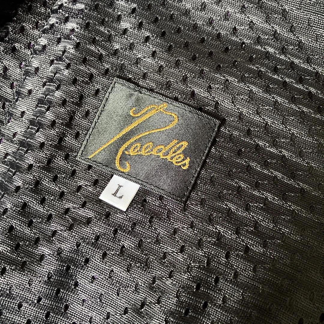 Needles トラックパンツ ナロー パープル/レッド 22AW LQ230