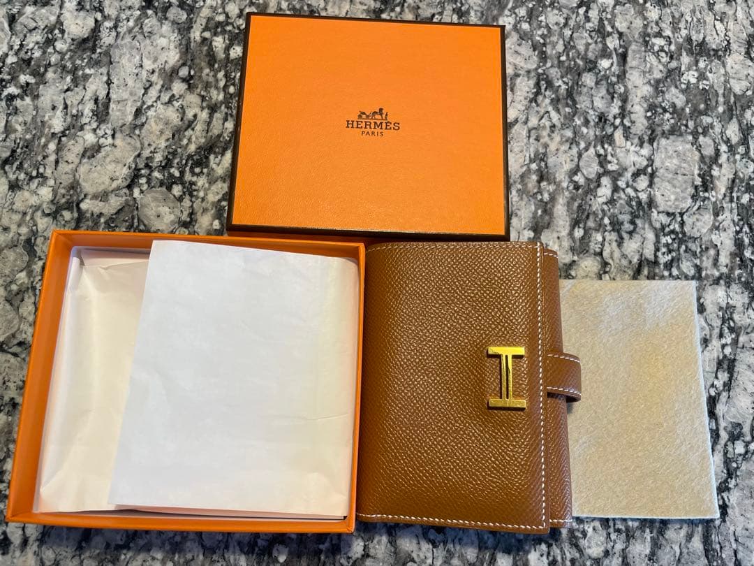 HERMES ベアンコンビネ　ゴールド