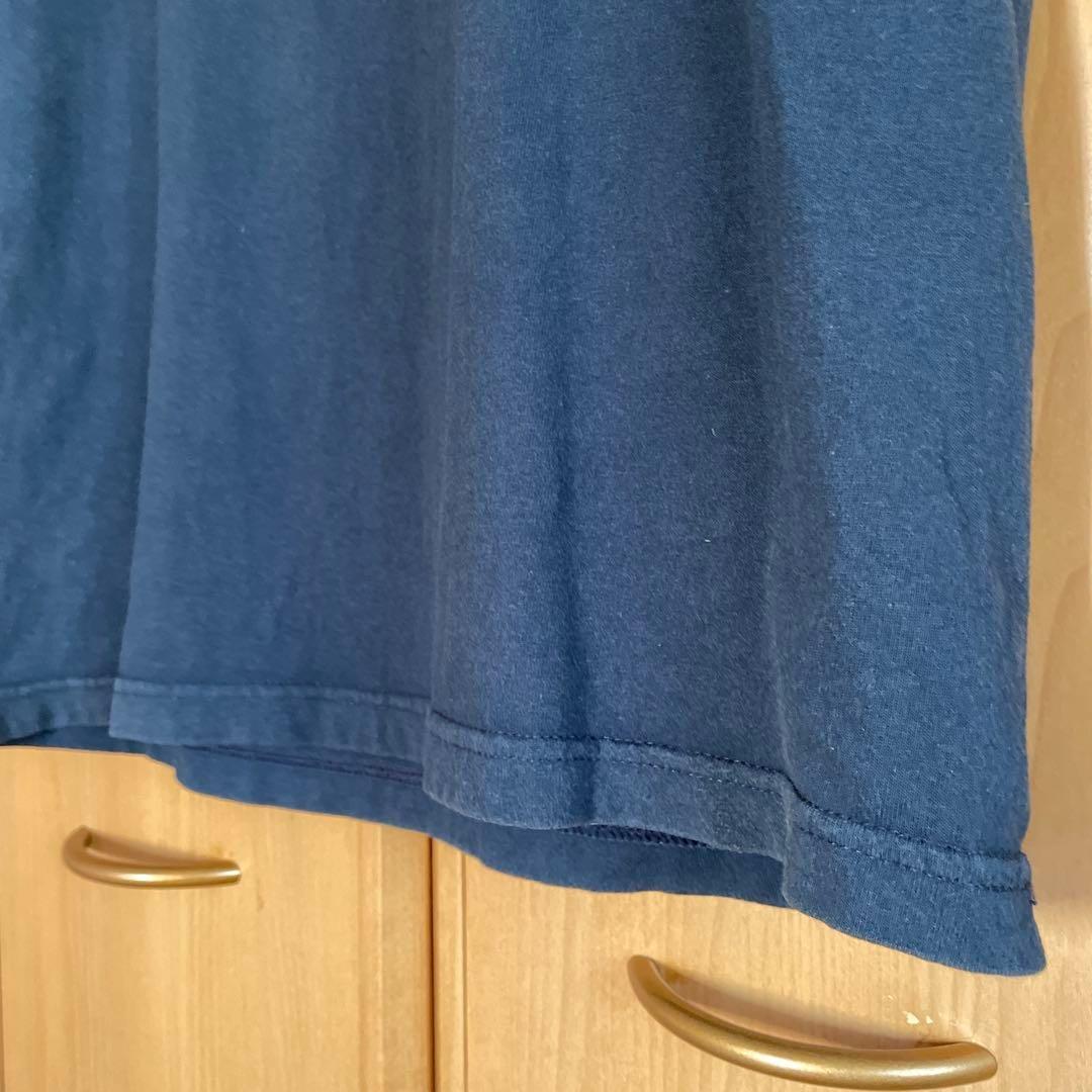 HOOK-UPS オールドスケート Tシャツ ネイビー 古着 ヴィンテージ