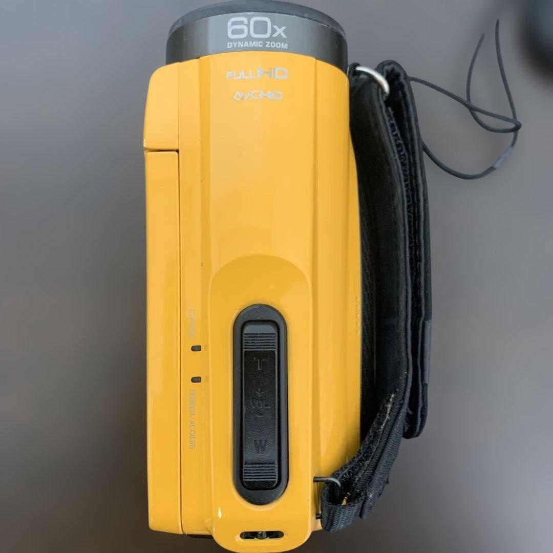 JVC GZ-R470-Y イエロー 防水ビデオカメラ 動作品
