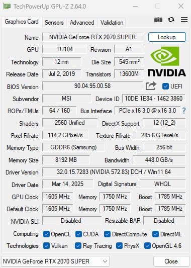 自作ゲーミングPC Ryzen5 5500 RTX 2070super 16GB