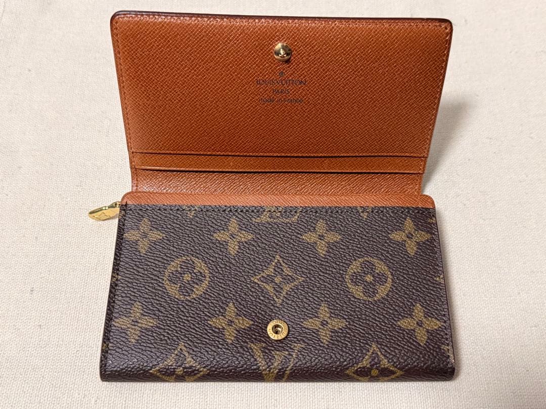 LOUIS VUITTON ルイヴィトン モノグラム トレゾール 二つ折り財布