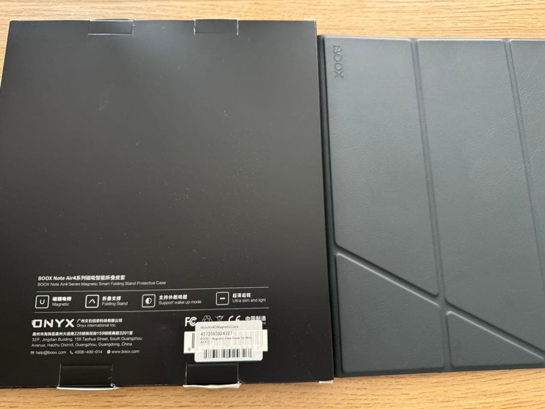 美品 BOOX Note Air4C 10.3 純正カバー透明ケース付属品完備