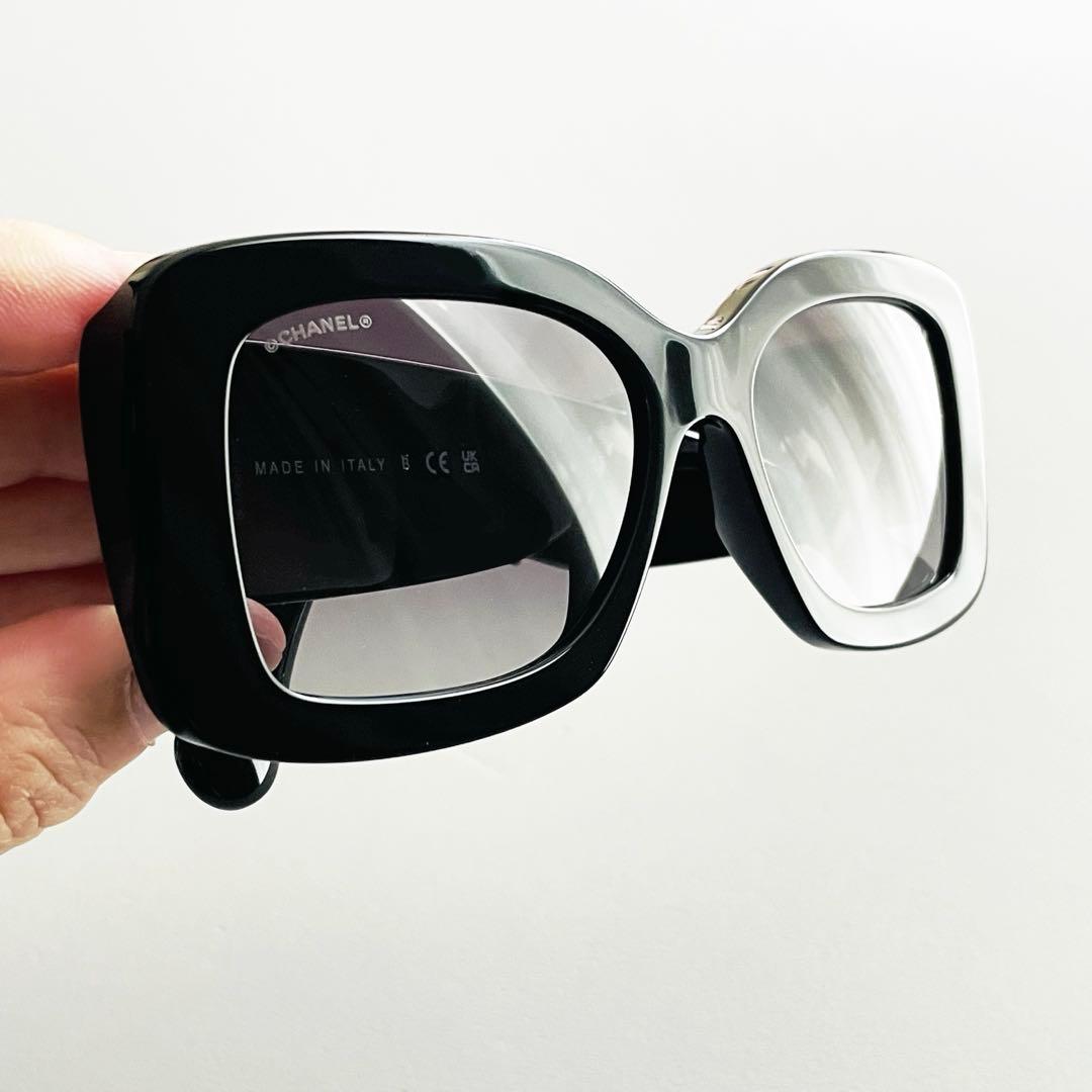 極美品 CHANEL 5483-A c.760/S6 サングラス