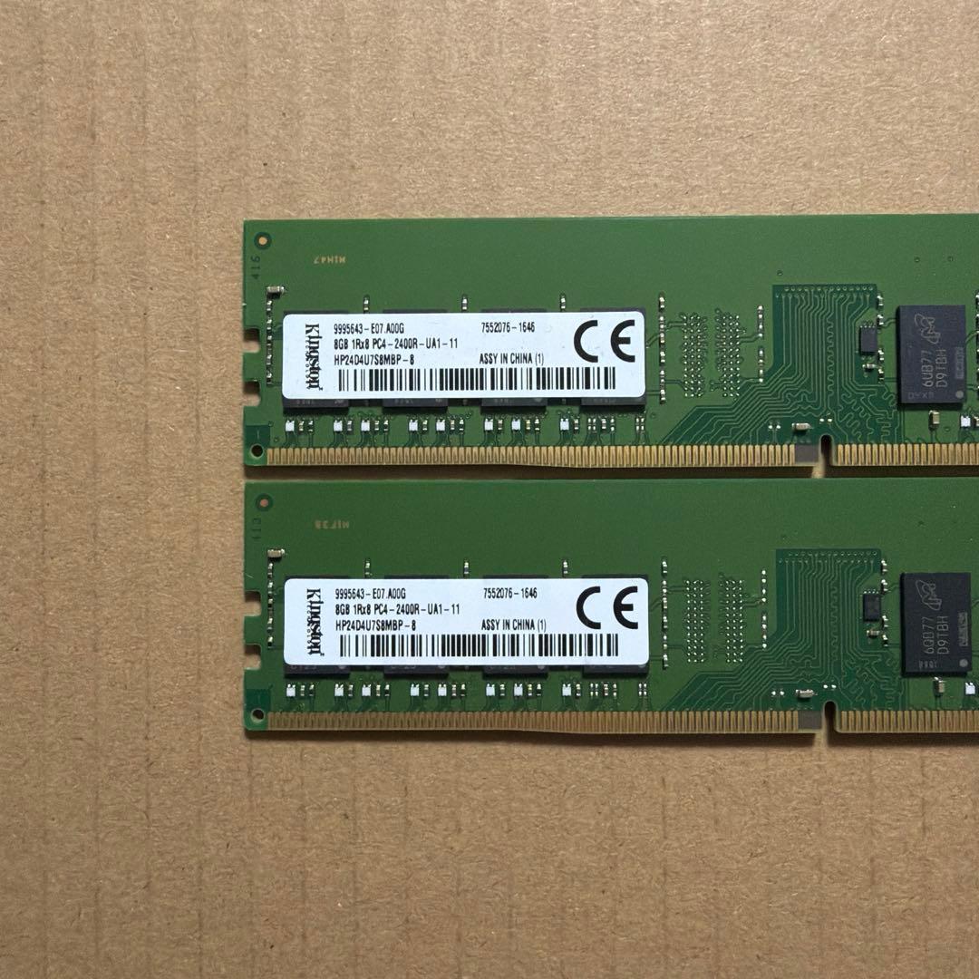 [38] デスクトップ PC メモリ8GBx2(16GB) DDR4 2400
