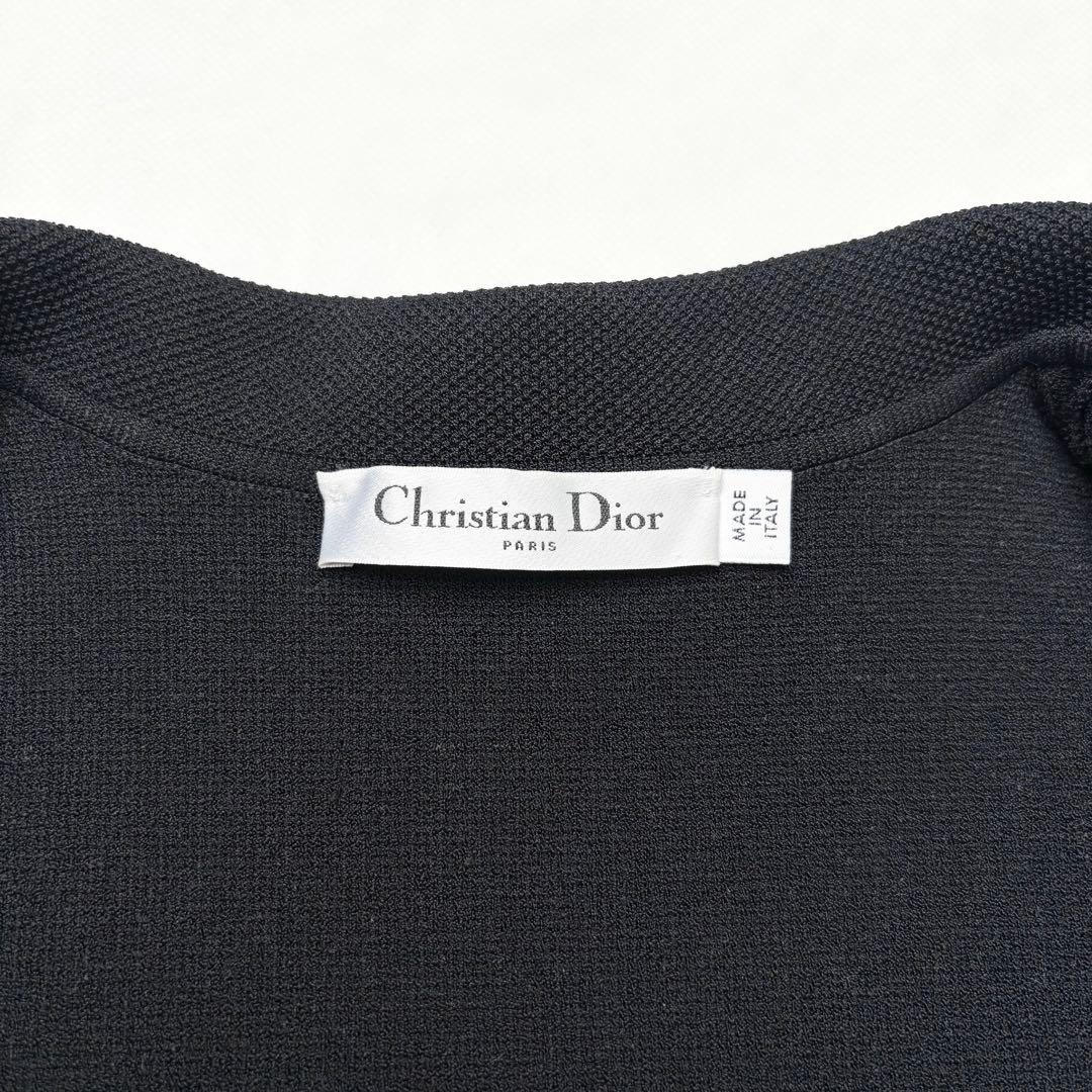 Christian Dior 2022 ニットジャケット クロップド ロゴボタン