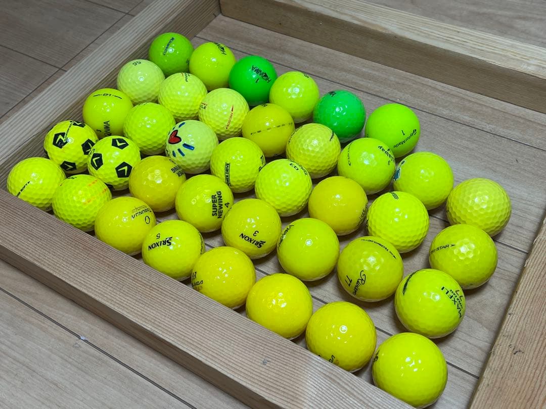 ゴルフボール カラーボール ロストボール 105球 大量 まとめ売り / 良品