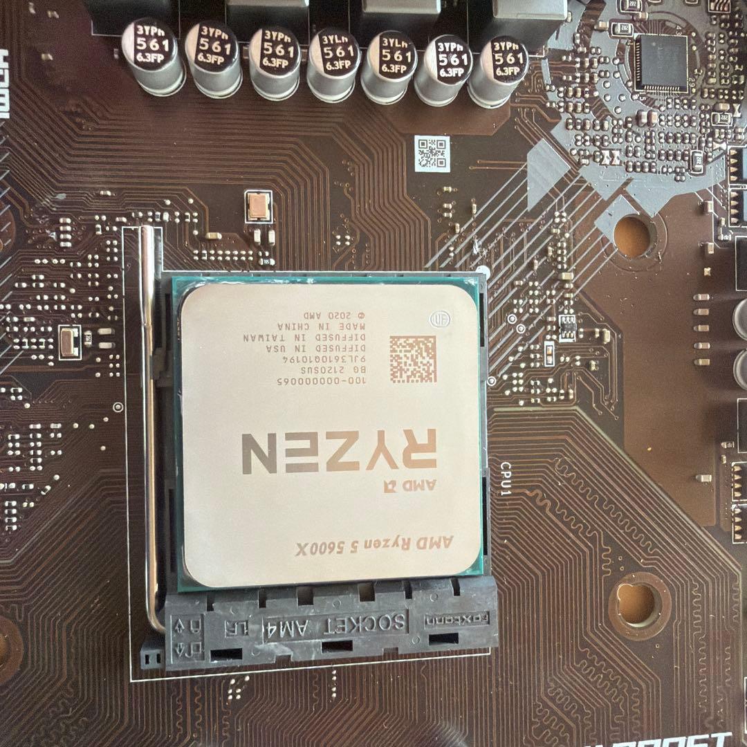 マザーボード MSI B450M PRO-VDH MAX + Ryzen 5 5600X