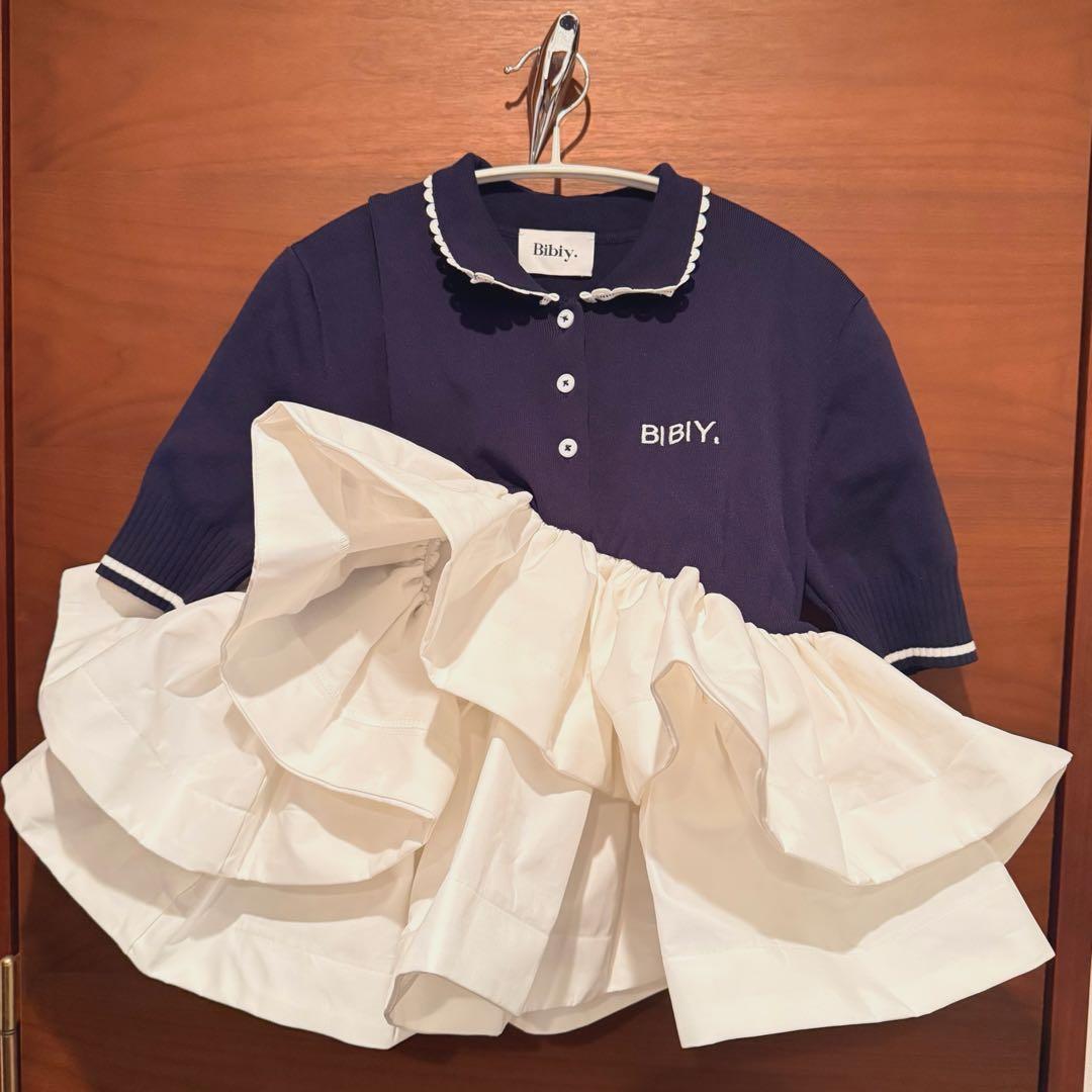 【新品未使用】bibiy. ペプラム　トップス　ニット　BIBIY.