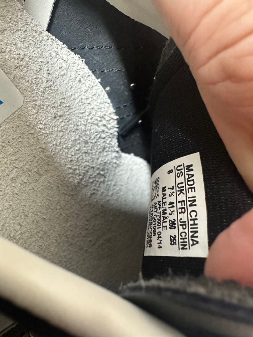 2014 adidas スーパースター 80s 黒白 US8 新品 G61069