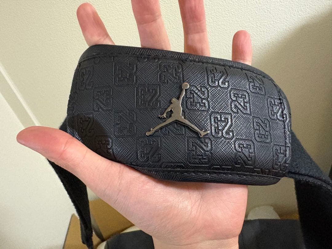 日本未発売　Jordan モノグラム ボストン バッグ　レザーブラック