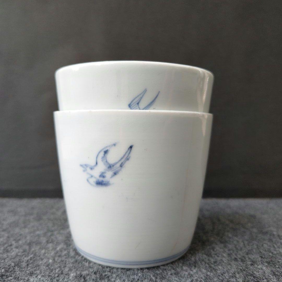 古伊万里 染付 蕎麦猪口 桜 紫陽花 花鳥文 雲龍文 肥前 時代物 江戸期