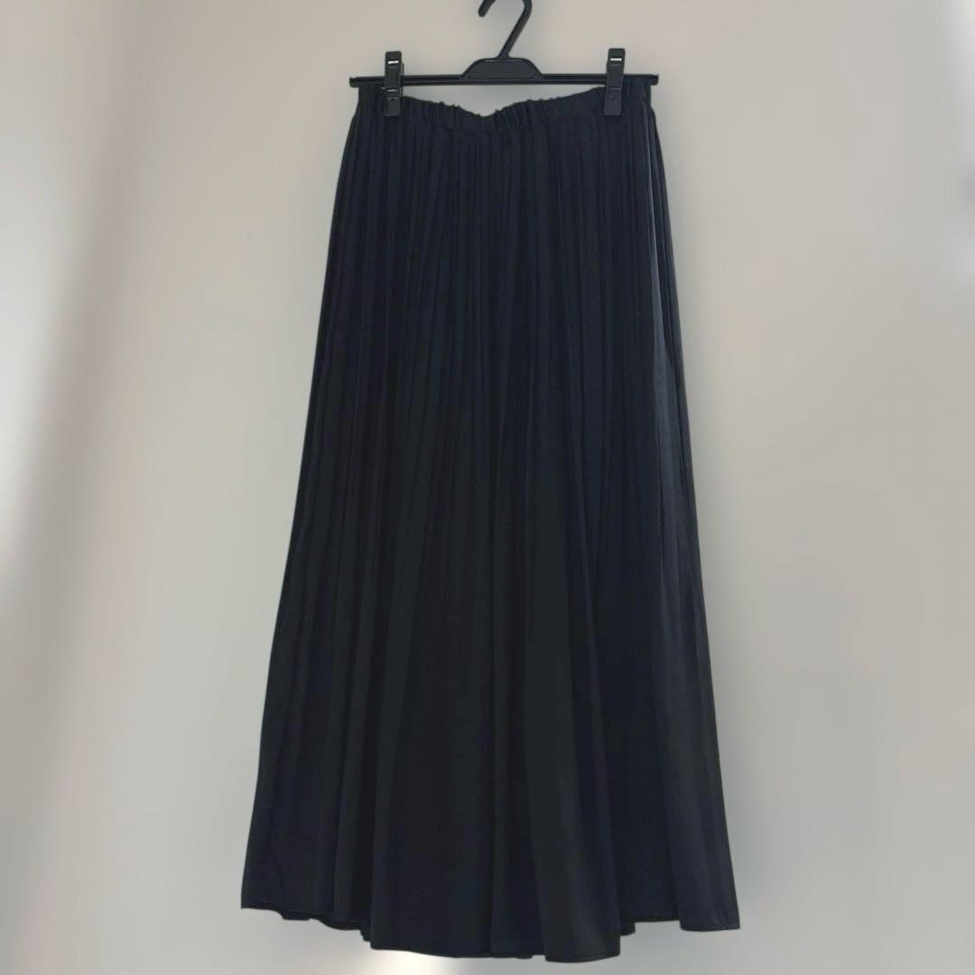 北欧、暮らしの道具店 sosotto / プリーツスカート ブラック