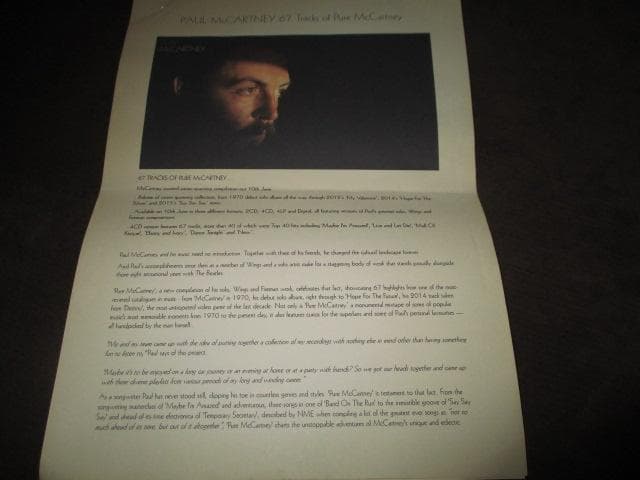 洋楽 Paul McCartney Pure McCartney (RARE SET)
