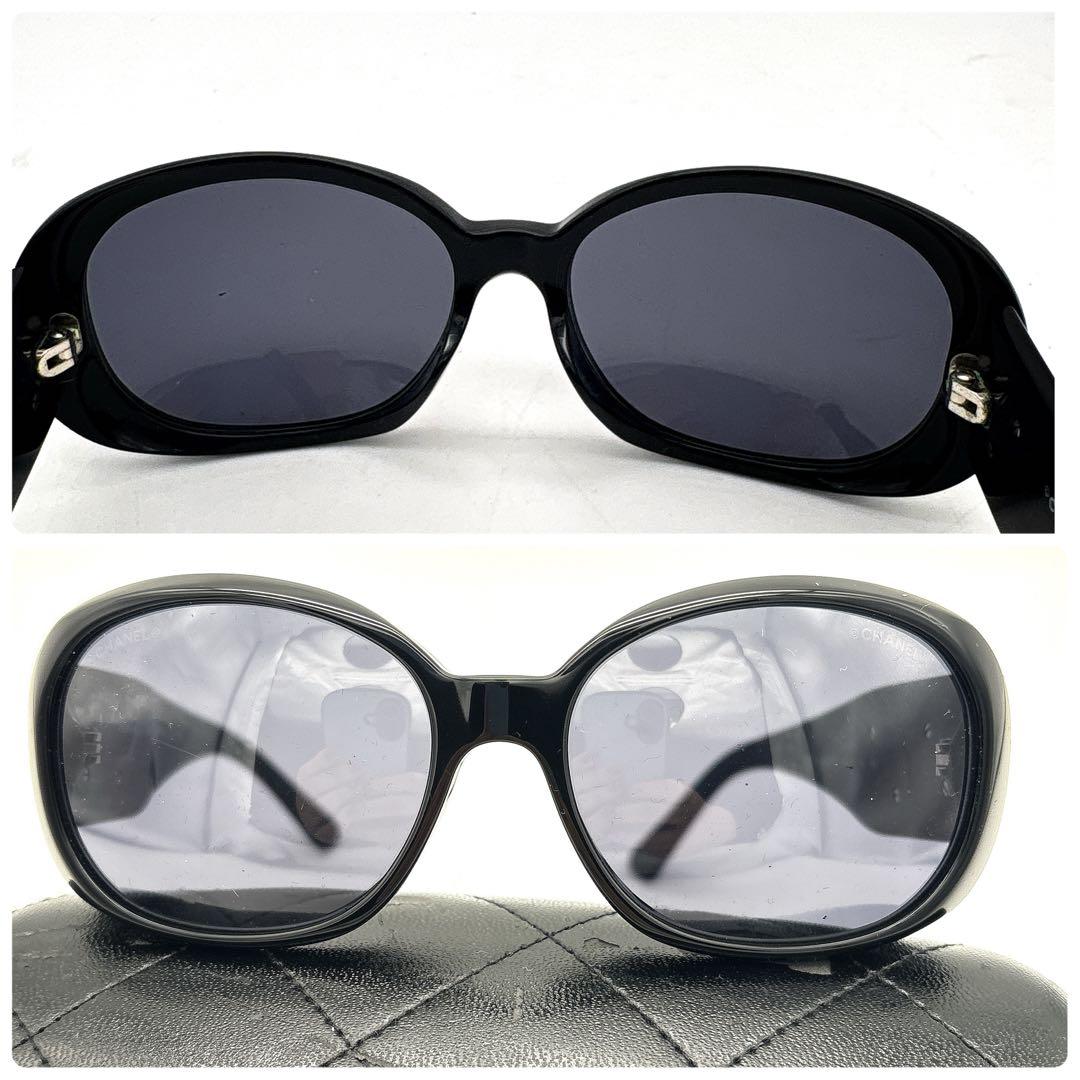 小物 CHANEL sunglasses coco camellia BLK case