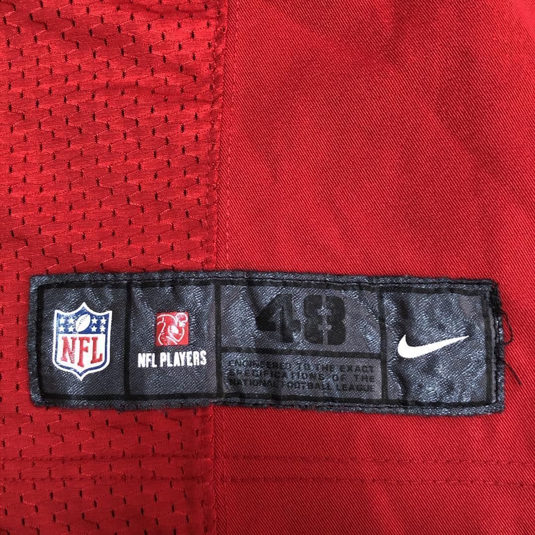 NIKE NFL49ers アメフト ユニフォーム ゲームシャツ 刺繍 90s