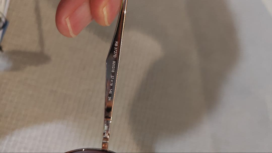 Ray-Ban RB3727D ローズゴールド　サングラス　グラデーション