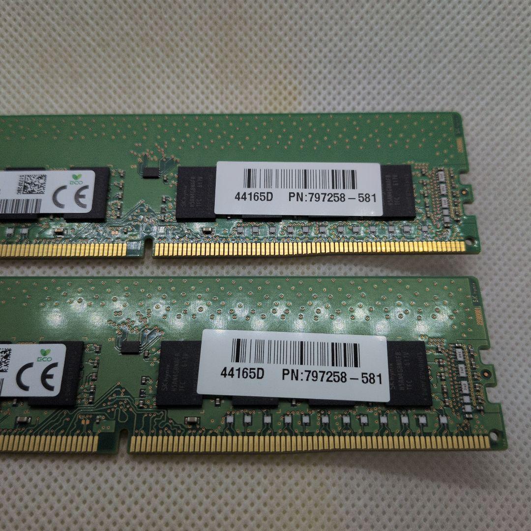 加*也様 8GBメモリー2枚 計16GB SK Hynix 8GB DDR4