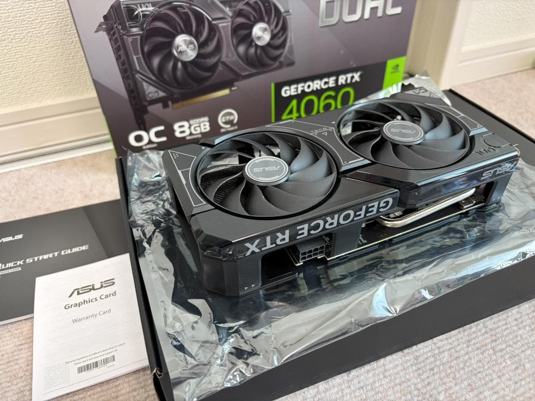 グラフィックボード・グラボ・ビデオカード ASUS DUAL GeForce RTX 4060 OC 8GB