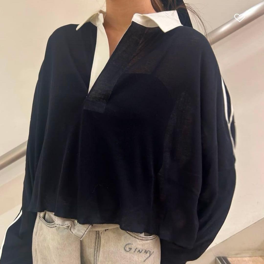 期間限定OFF【ST.JOHNS 3RD CLUB】エリツキ L/S：カットソー