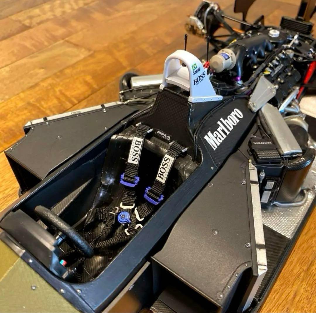 アイルトンセナ　マクラーレンMP4/4 セミスクラッチビルド 完成品