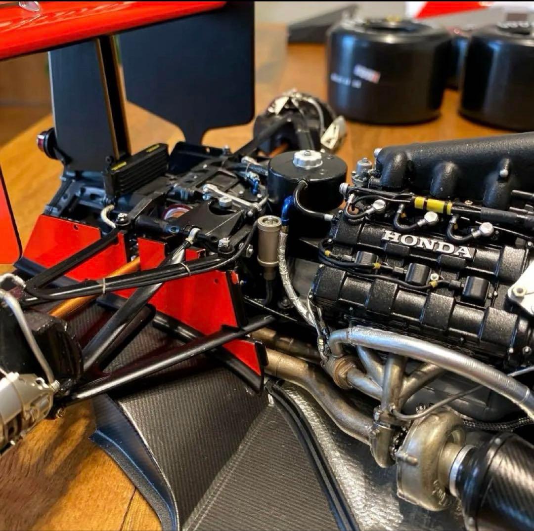 アイルトンセナ　マクラーレンMP4/4 セミスクラッチビルド 完成品