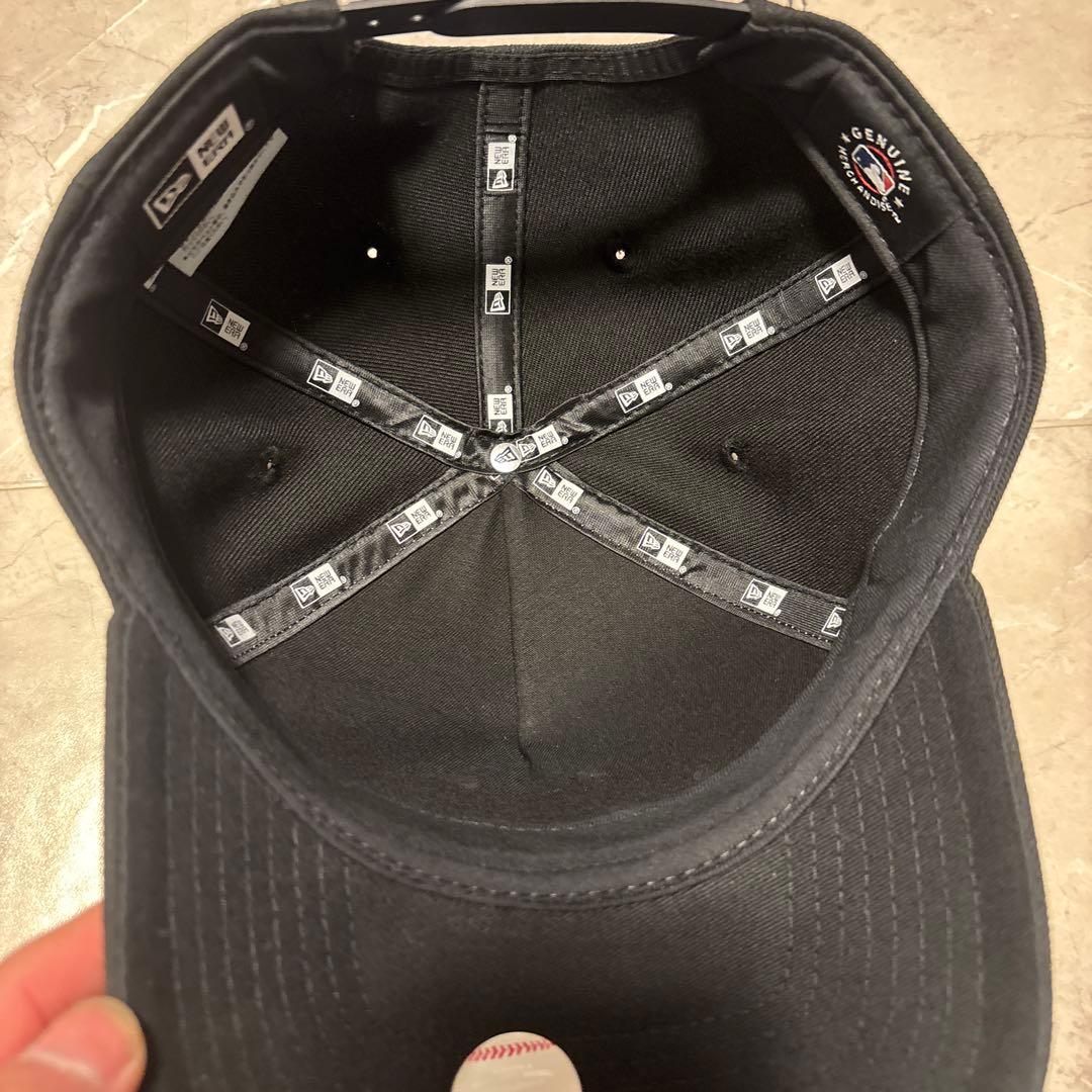 New Era ラインストーンロゴベースボールキャップ