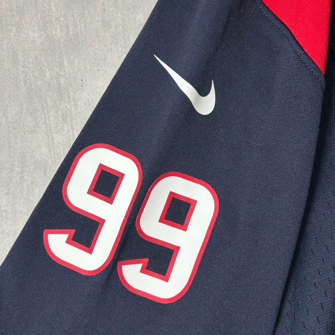 美品 NIKE ヒューストンテキサンズ JJワット ゲームシャツ M NFL