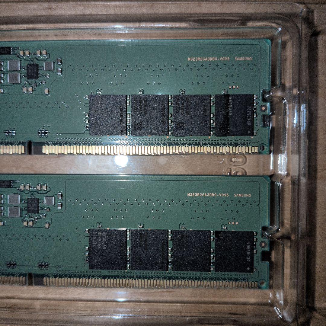 SAMSUNG DDR5 メモリ 16G PC5-5600 ✕ 2