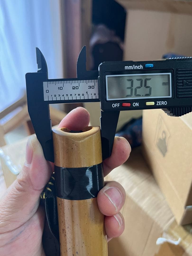 にゃる様 業務専用尺八の唄口キャップ竹の直径38の5つ40mmの5つ