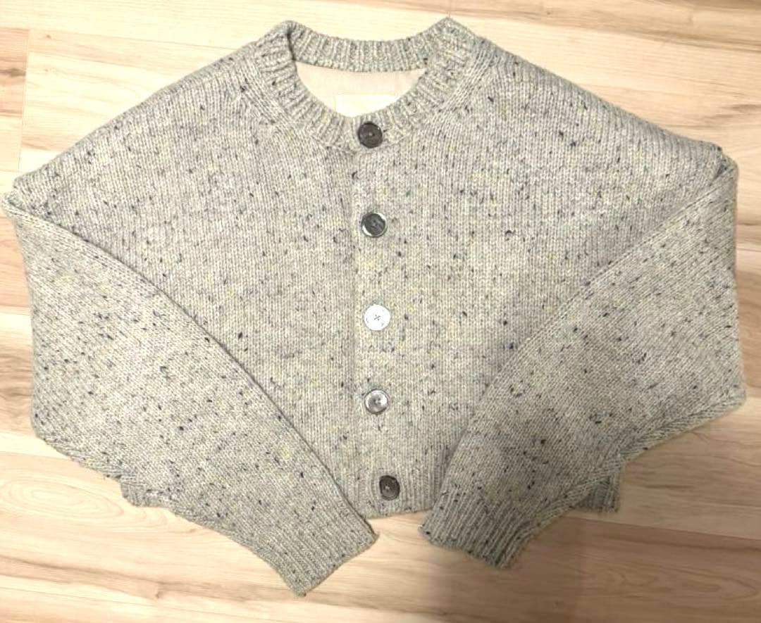 トップス SHISHIKUI Mix cardigan / GREIGE
