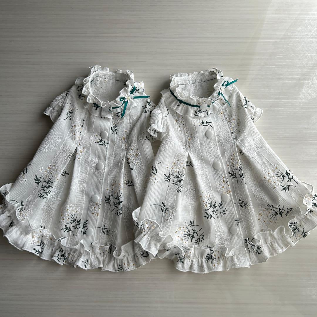 No.515•516 犬服ハンドメイド　バックオープンワンピース