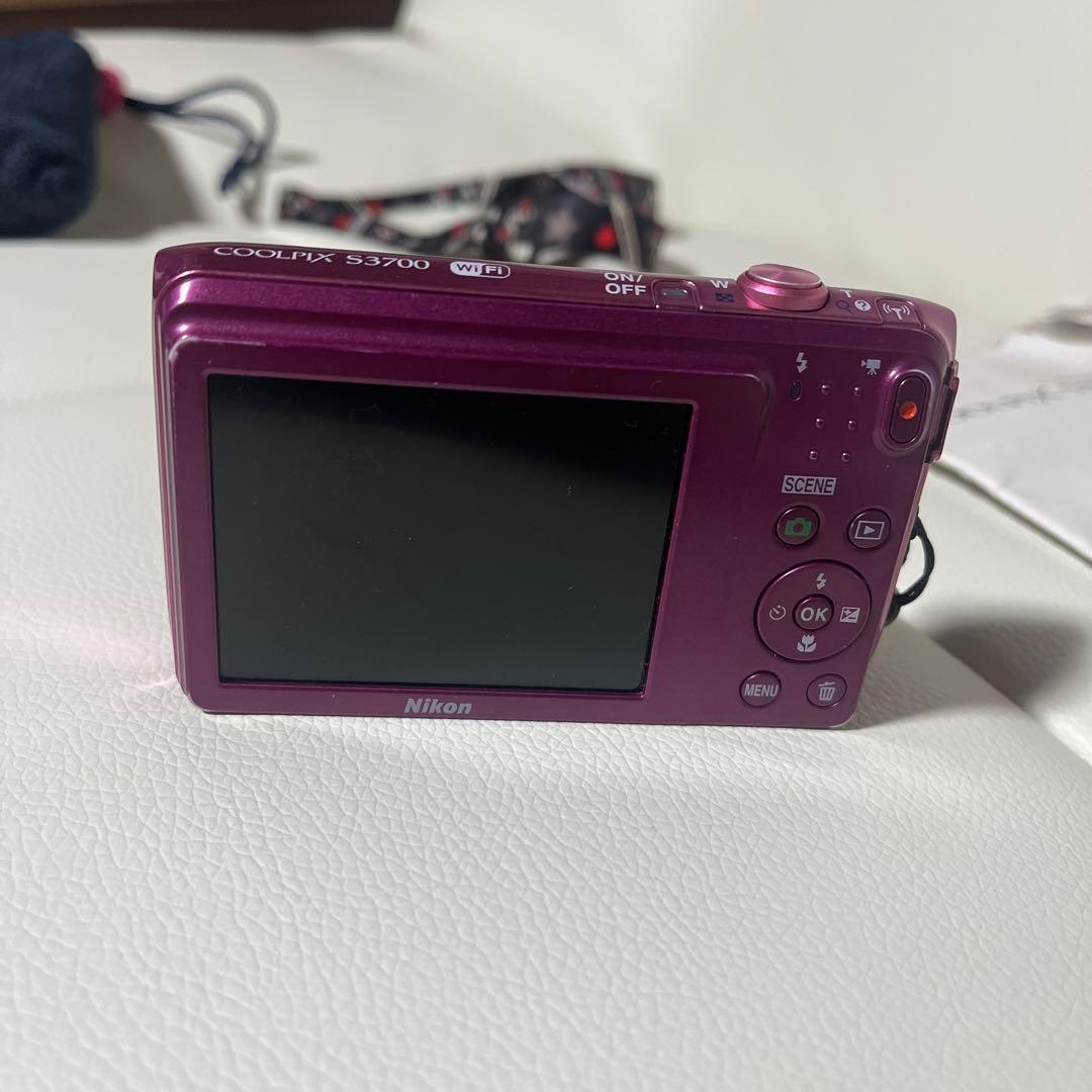 中古　Nikon COOLPIX S3700 ピンク