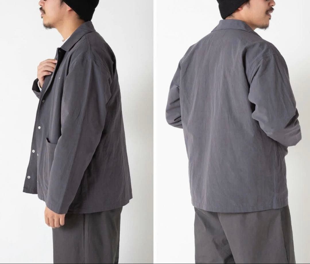 希少 DANTON ダントン コットン リネン カバーオール ブラック M