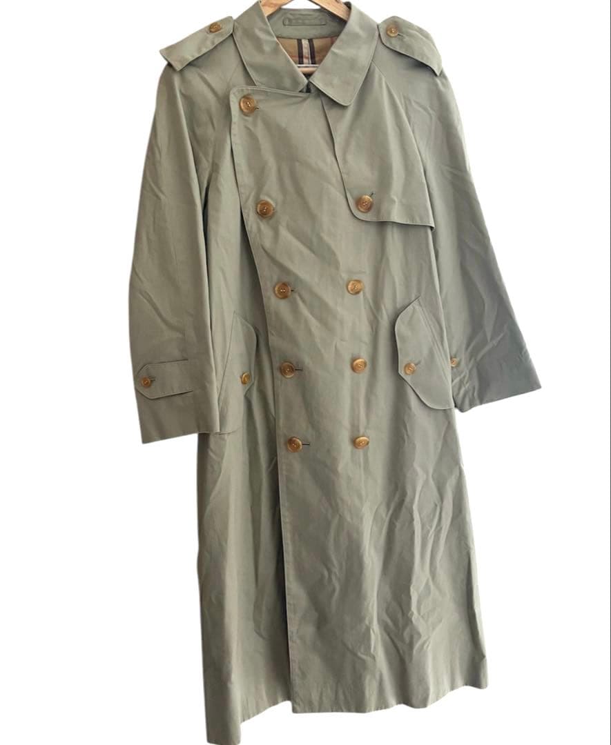 【美品】 BURBERRY トレンチコート バーバリー カーキ