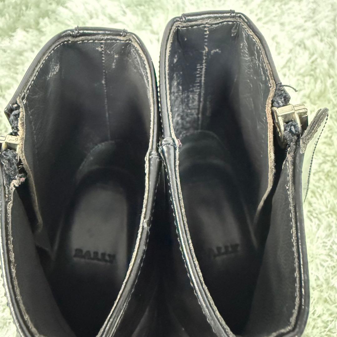 BALLY バリー レースアップ サイドジップブーツ レザー ブラック y2k