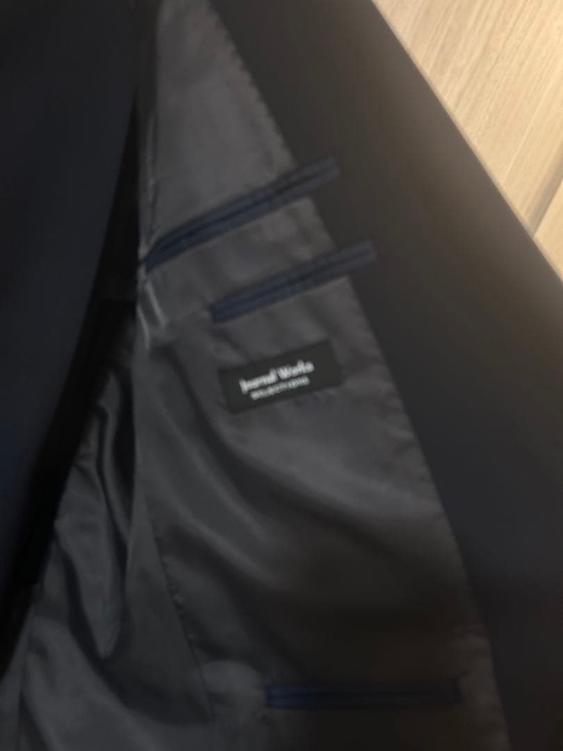 JOURNAL WORKS 黒　ストレッチスーツAB7