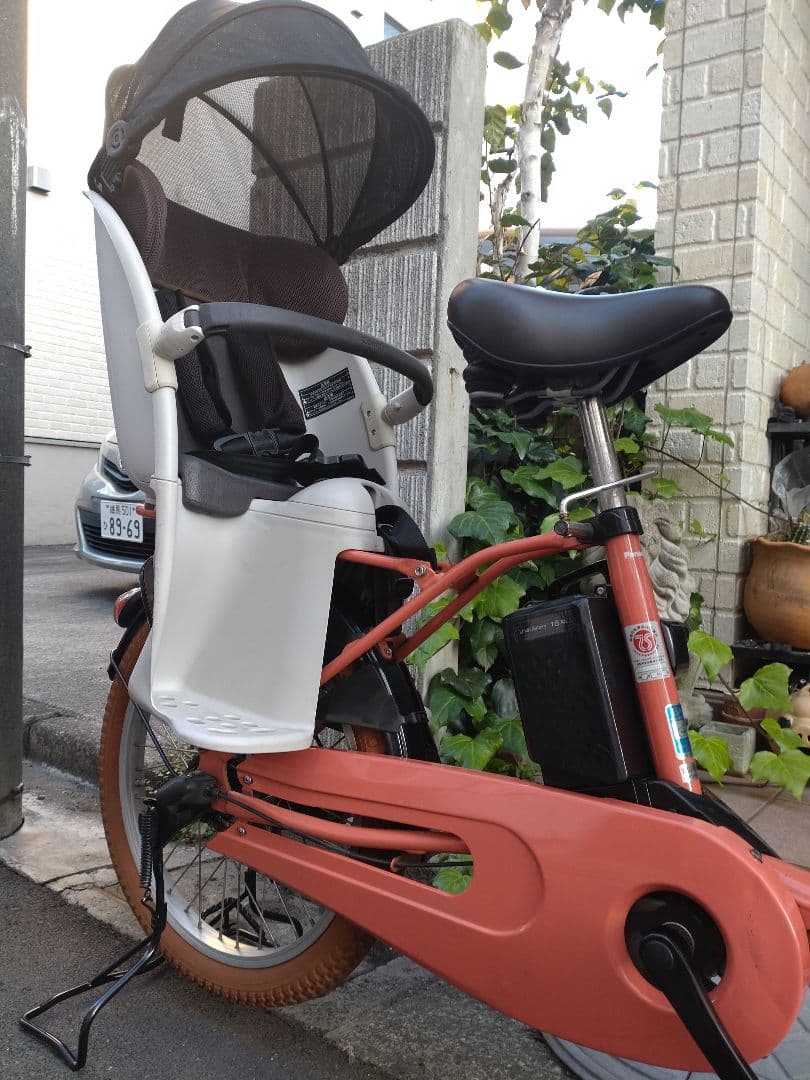 【のあ】配送可【２０１９年製ギュット】電動アシスト自転車★３人乗子供乗