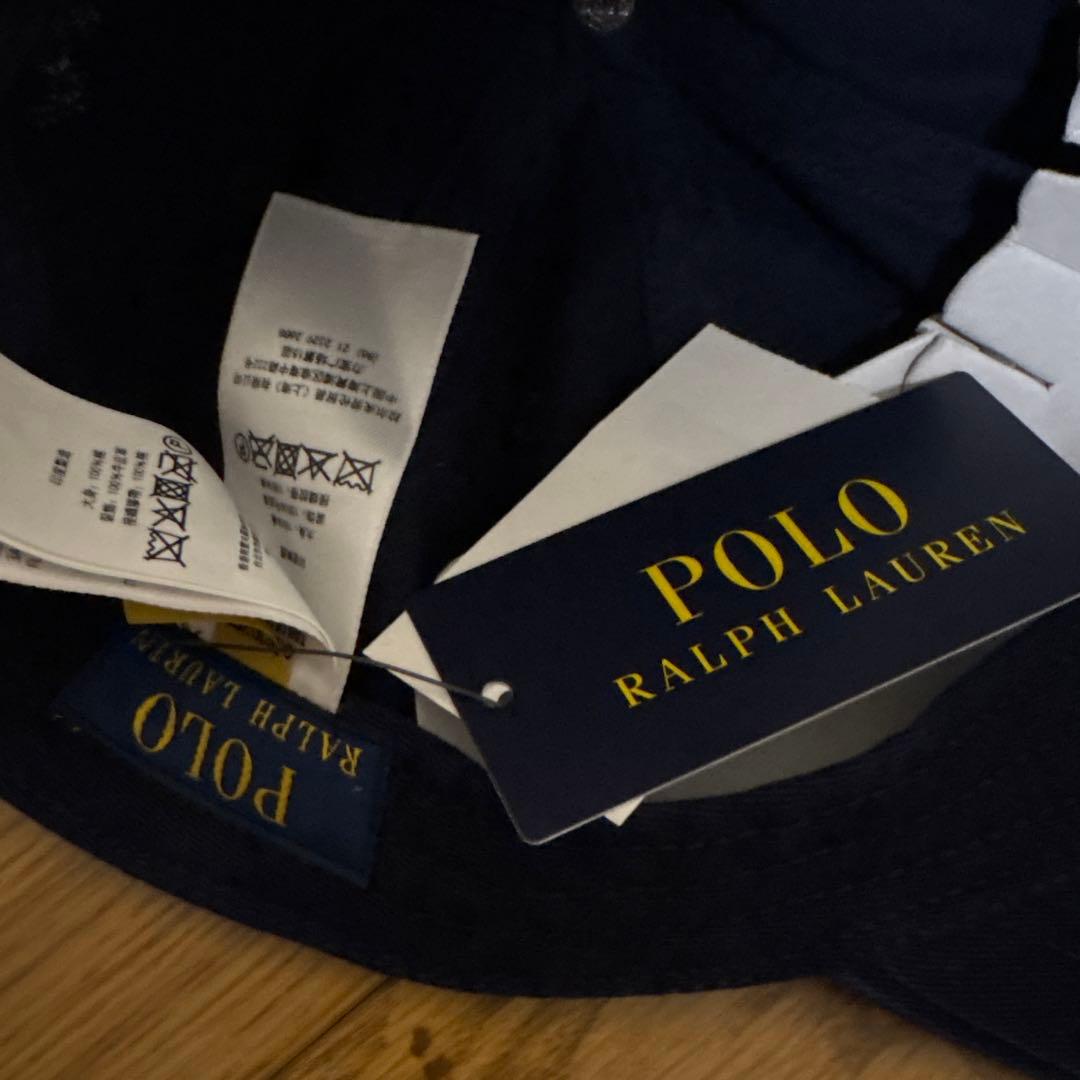 新品⭐︎POLO ラルフローレン　ネイビーキャップ